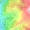 Brengon topographic map, elevation, terrain