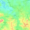 Sajira topographic map, elevation, terrain