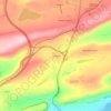 Haddock topographic map, elevation, terrain