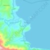 Boston topographic map, elevation, terrain
