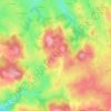 Chervin topographic map, elevation, terrain