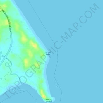 Batu Layar topographic map, elevation, terrain