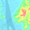 Loa Raya topographic map, elevation, terrain