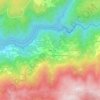 Cela topographic map, elevation, terrain