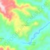 Halongonan topographic map, elevation, terrain