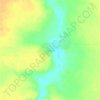 Tibawa topographic map, elevation, terrain