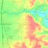 Krendowahono topographic map, elevation, terrain