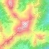 Monte Croce topographic map, elevation, terrain