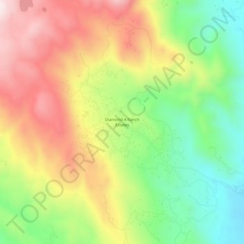 Diamond A Ranch Estates topographic - Thumbnail 