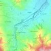 Sabaneta topographic map, elevation, terrain