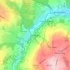 Ebchester topographic map, elevation, terrain