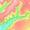 Ozleworth topographic map, elevation, terrain