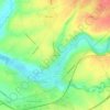 Champcornu topographic map, elevation, terrain