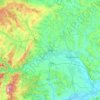Turda topographic map, elevation, terrain