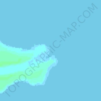 Cape Scott topographic map, elevation, terrain