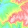 Κρυονέρι topographic map, elevation, terrain