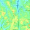 Morahena topographic map, elevation, terrain