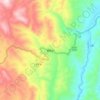 Jiefang topographic map, elevation, terrain