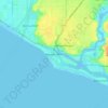 Newport Beach topographic map, elevation, terrain