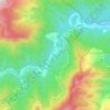 Casette topographic map, elevation, terrain