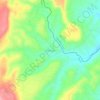 Kitanga topographic map, elevation, terrain