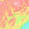 Banggu topographic map, elevation, terrain