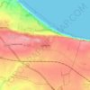 Speeton topographic map, elevation, terrain