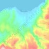 Milatos topographic map, elevation, terrain