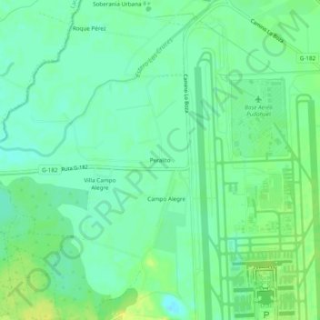 Peralito topographic map, elevation, terrain