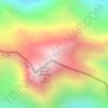 Skyang Kangri topographic map, elevation, terrain