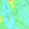 Ryall topographic map, elevation, terrain