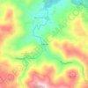 Kellerville topographic map, elevation, terrain