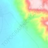 Akhisar topographic map, elevation, terrain