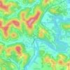Gore topographic map, elevation, terrain