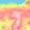 Felinwynt topographic map, elevation, terrain