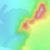 Cerro Alto topographic map, elevation, terrain