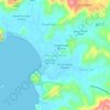 Selong Belanak topographic map, elevation, terrain