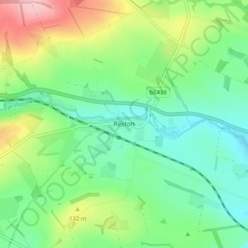 Reston topographic map, elevation, terrain