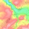 Neuadd-Lwyd topographic map, elevation, terrain