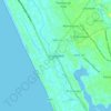 Chavakkad topographic map, elevation, terrain