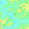 Kpanta topographic map, elevation, terrain