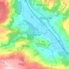 Darley Bridge topographic map, elevation, terrain