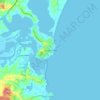 Tuross Head topographic map, elevation, terrain