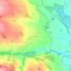 Fearby Cross topographic map, elevation, terrain