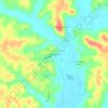 Saint Meinrad topographic map, elevation, terrain