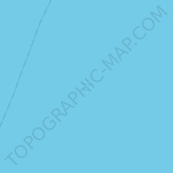 Tampa Bay topographic map, elevation, terrain