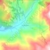 Savegre Abajo topographic map, elevation, terrain