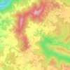 Canvas topographic map, elevation, terrain