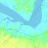 Teluk Meranti topographic map, elevation, terrain