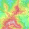 Consuma topographic map, elevation, terrain